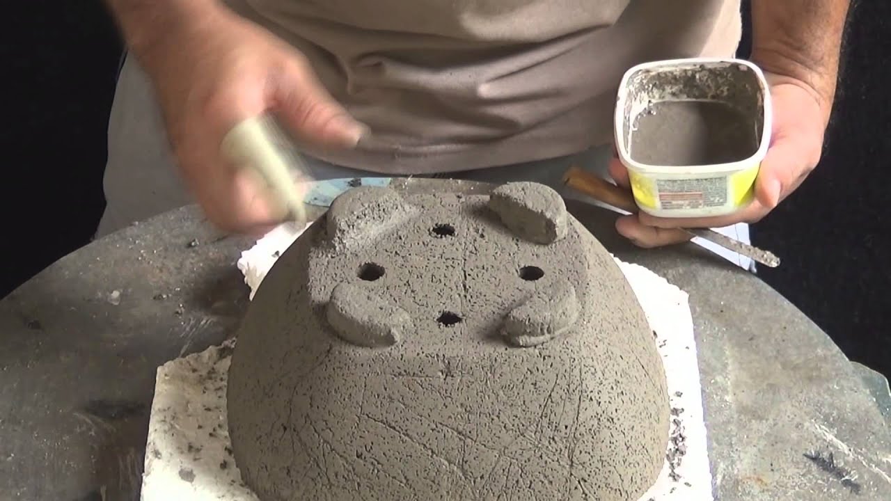 fabricando meus vasos de cimento para Bonsai (vídeo 1)