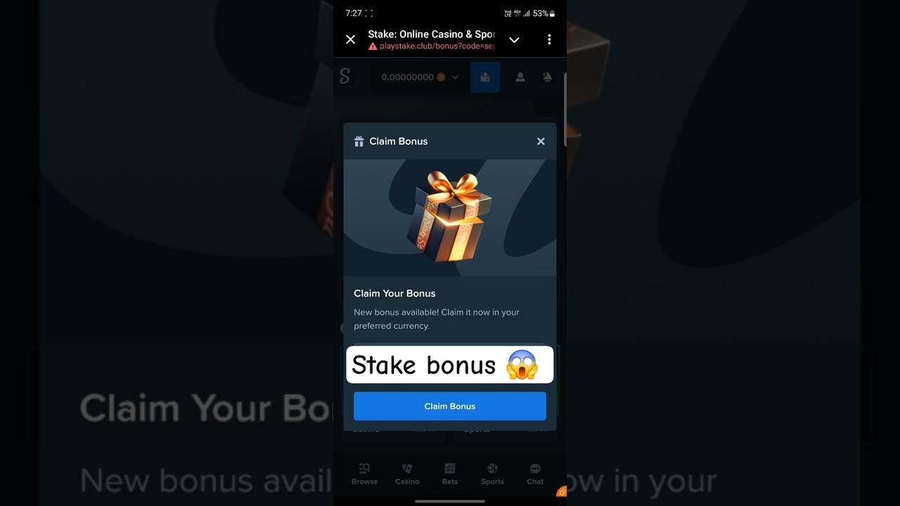 stake September monthly bonus 🥳🎁 #stake #bonus