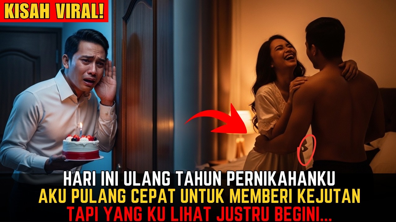 AKU MEMERGOKI ISTRIKU SELINGKUH DENGAN PRIA LAIN DIHARI ULANG TAHUN PERNIKAHANKU! ENDINGNYA TERNYATA