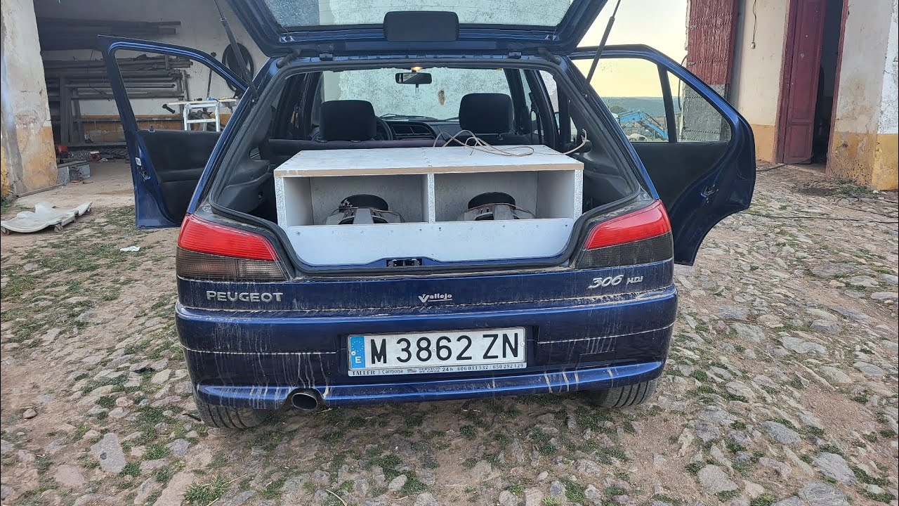 caraudio peugeot 306 como pasar cable de positivo.