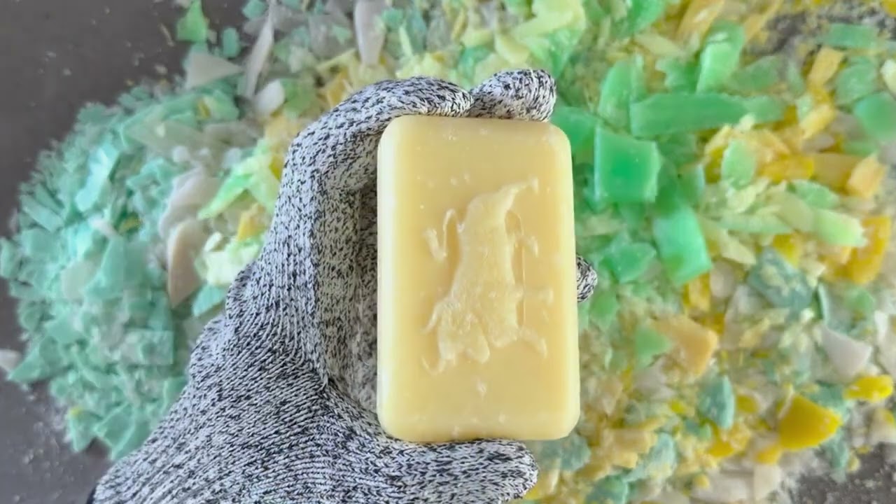 Oddly Satisfying Soap Carving | Crunchy Soap Cutting | No Talking ASMR #soap