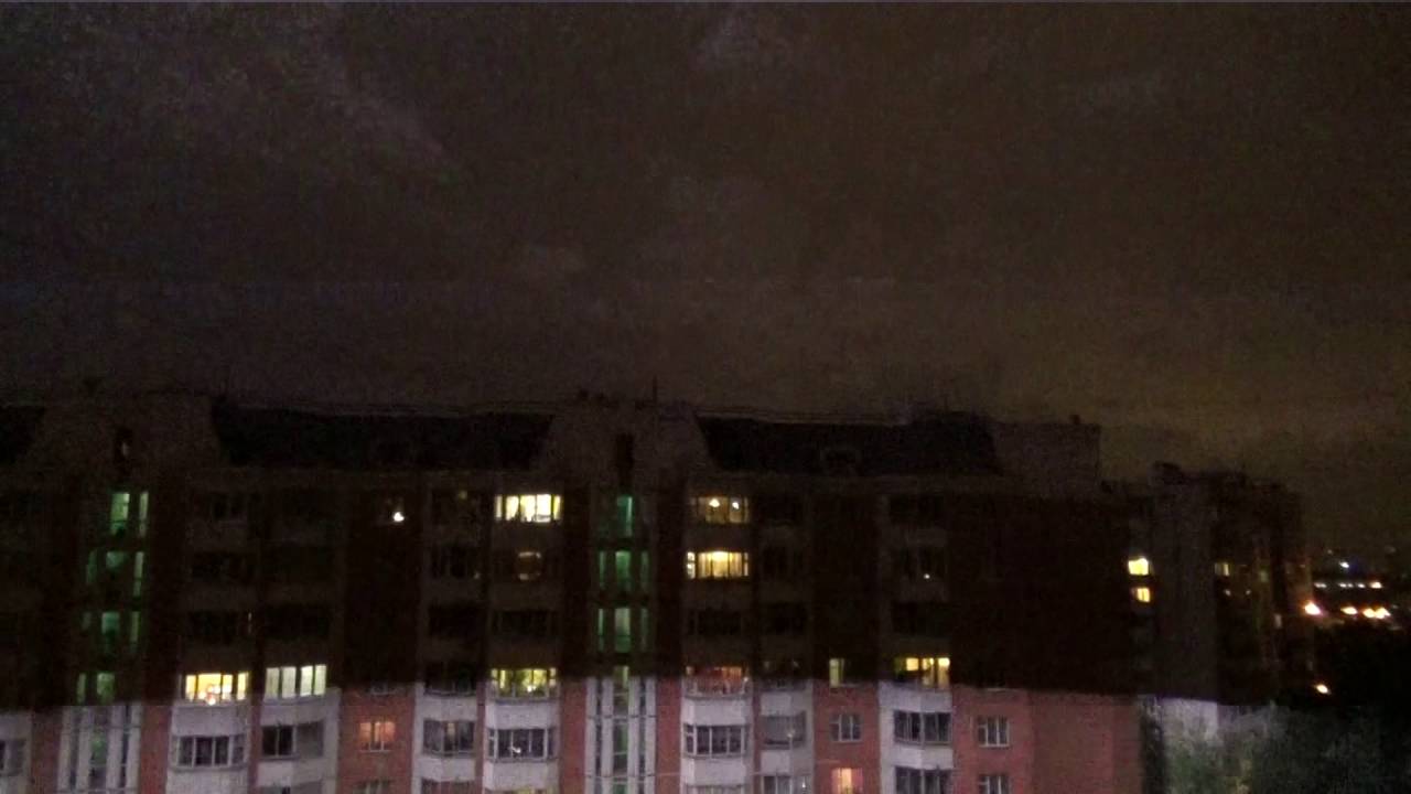 Гроза 13 июля 2016 года в Москве часть 3