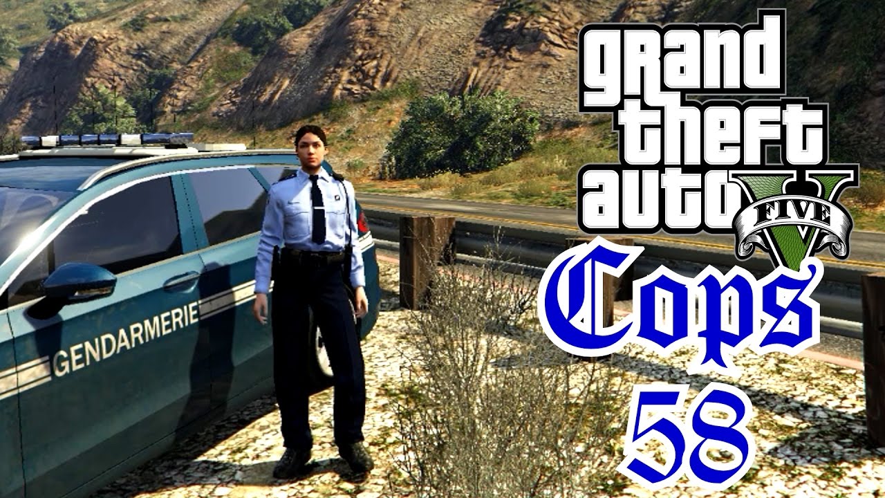 Une femme Gendarme - COPS 58 - LSPDFR GTA 5 MODS