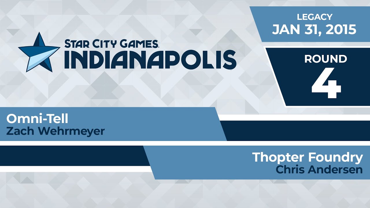SCGINDY: Round 4 - Zach Wehrmeyer vs Chris Andersen | Legacy