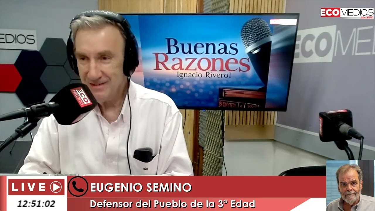 Eugenio Semino (Defensor Del Pueblo la 3° Edad) Buenas Razones