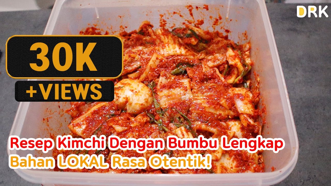 Resep Kimchi Dengan Bumbu Lengkap - Bahan LOKAL Rasa Otentik!