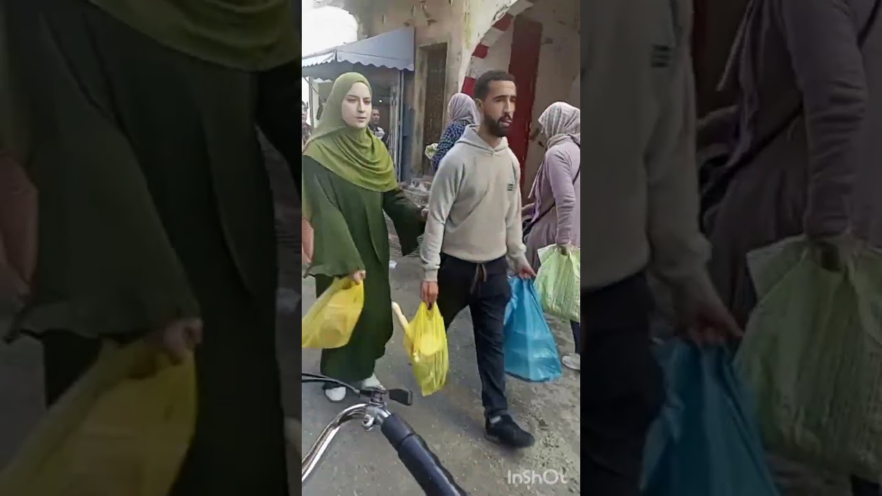 مدينه القصر الكبير الناس تدرو بزف