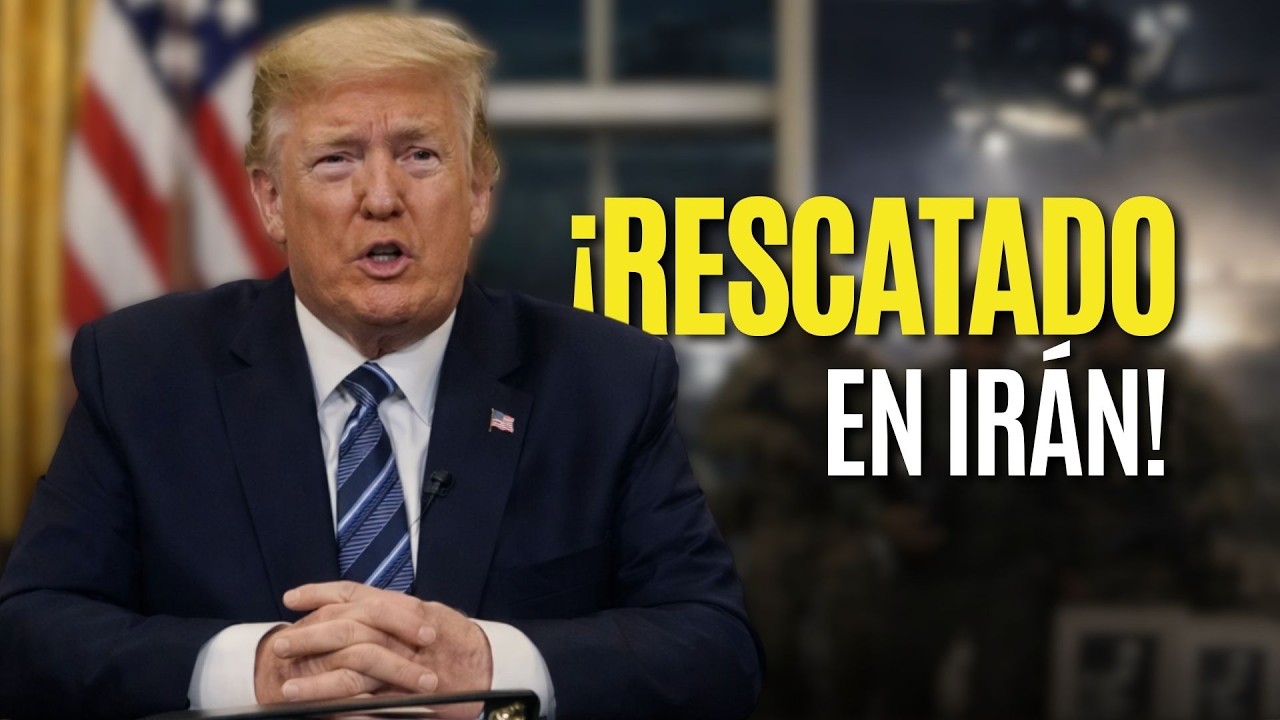 🚨 TRUMP ANUNCIA el rescate del Coronel atrapado en Ir&aacute;n tras derribo de F-15