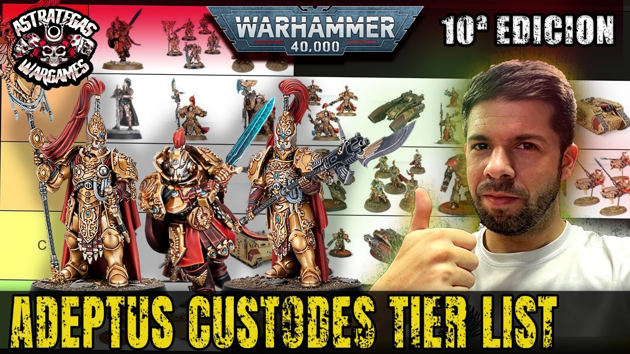 👉 Adeptus Custodes Tier List 2026 - Warhammer 40000