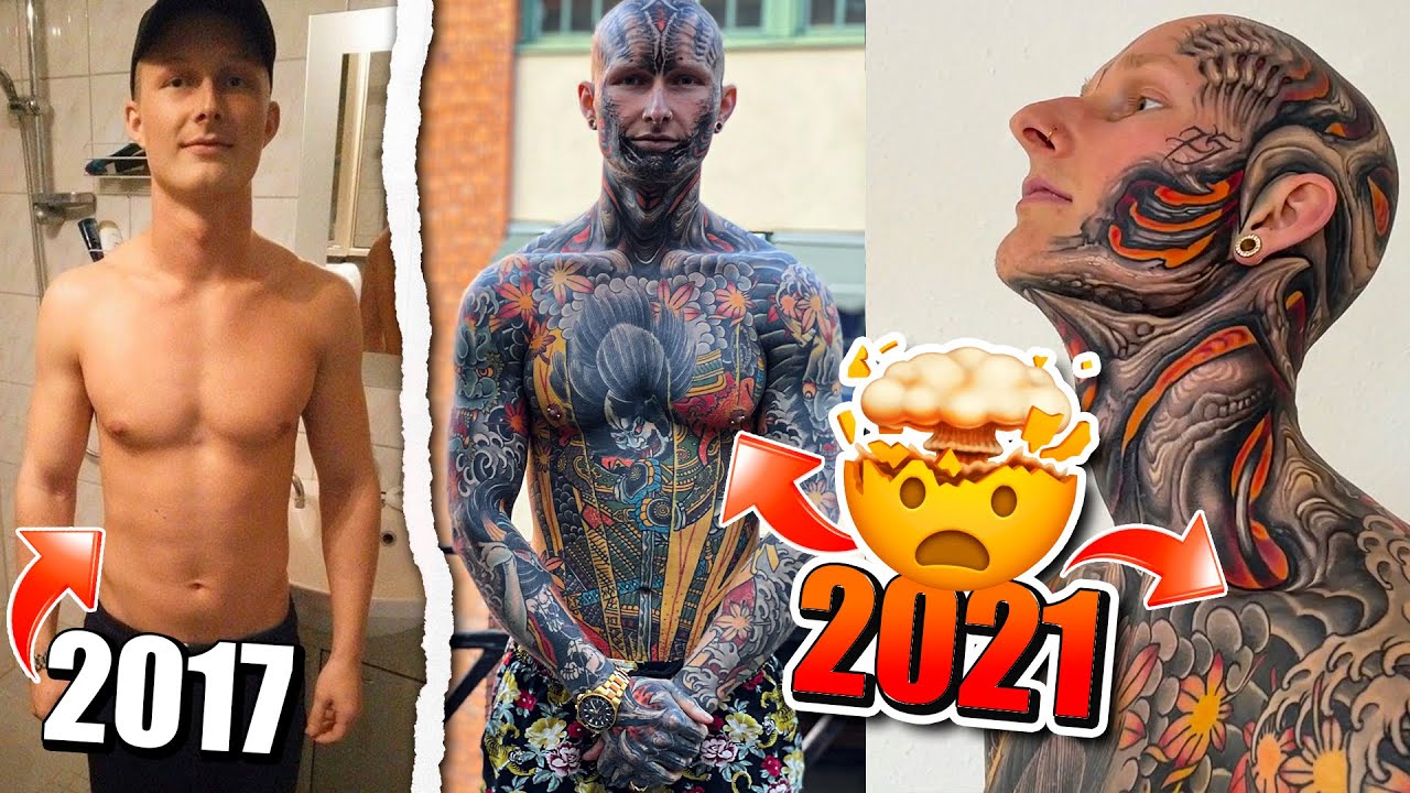 Se TATÚA el CUERPO ENTERO y la CARA en 5 AÑOS invirtiendo 40.000 € 😱