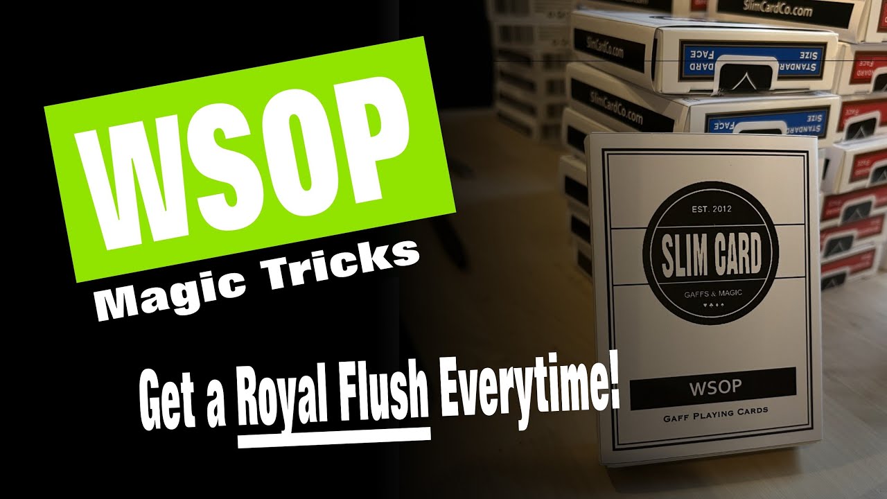 WSOP Magic Trick - Get a Royal Flush Everytime!