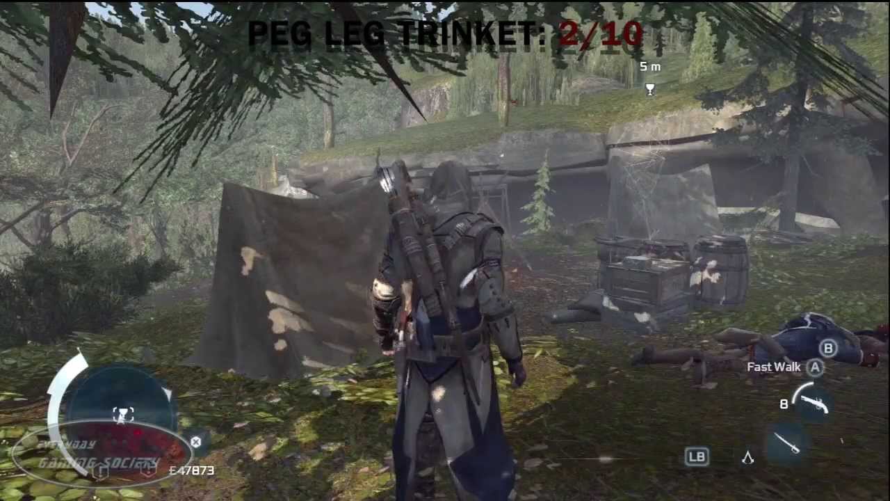 Assassins Creed 3 - Frontier Peg Leg Trinkets