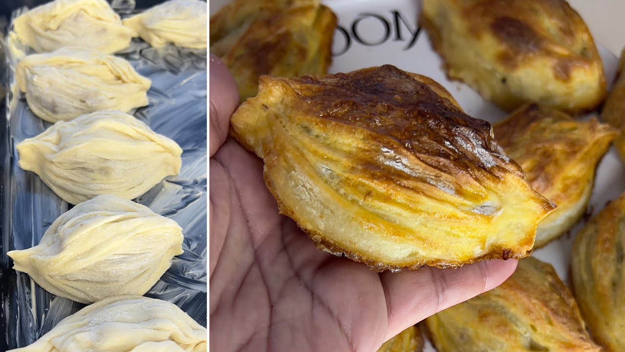 بوريك العزومات عجينة خفيفة و طبقات و شكل مميز ح تعتمدوه🤍