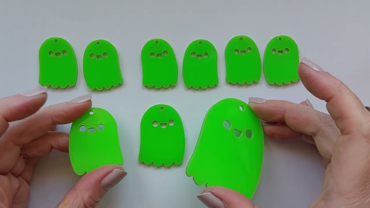OMG ADORABLE X Tool M1 cutting Acrylic Ghosties
