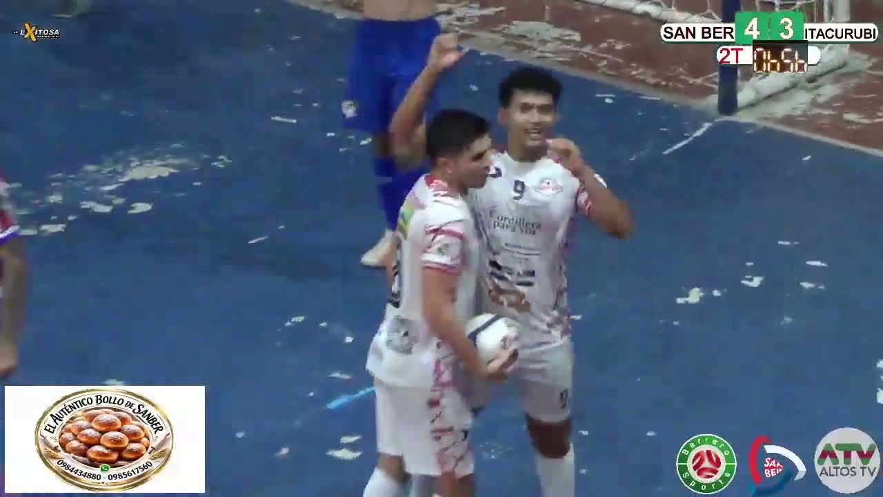 Resumen de goles San Bernardino 4 Itacuribi 5 un partidazo lleno de emociones 💥🥅🎥 Reviví los goles ⚽