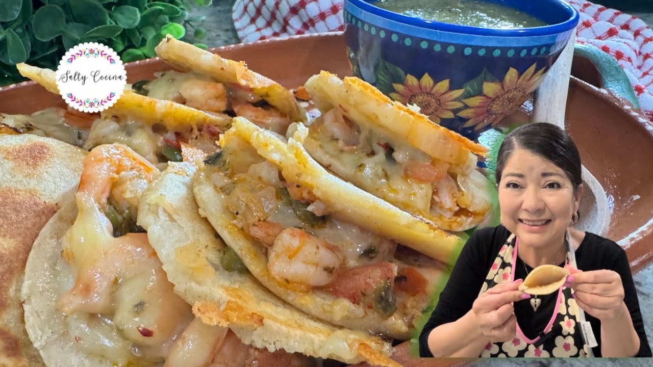 Shrimp al Gobernador Gorditas - A must-try!