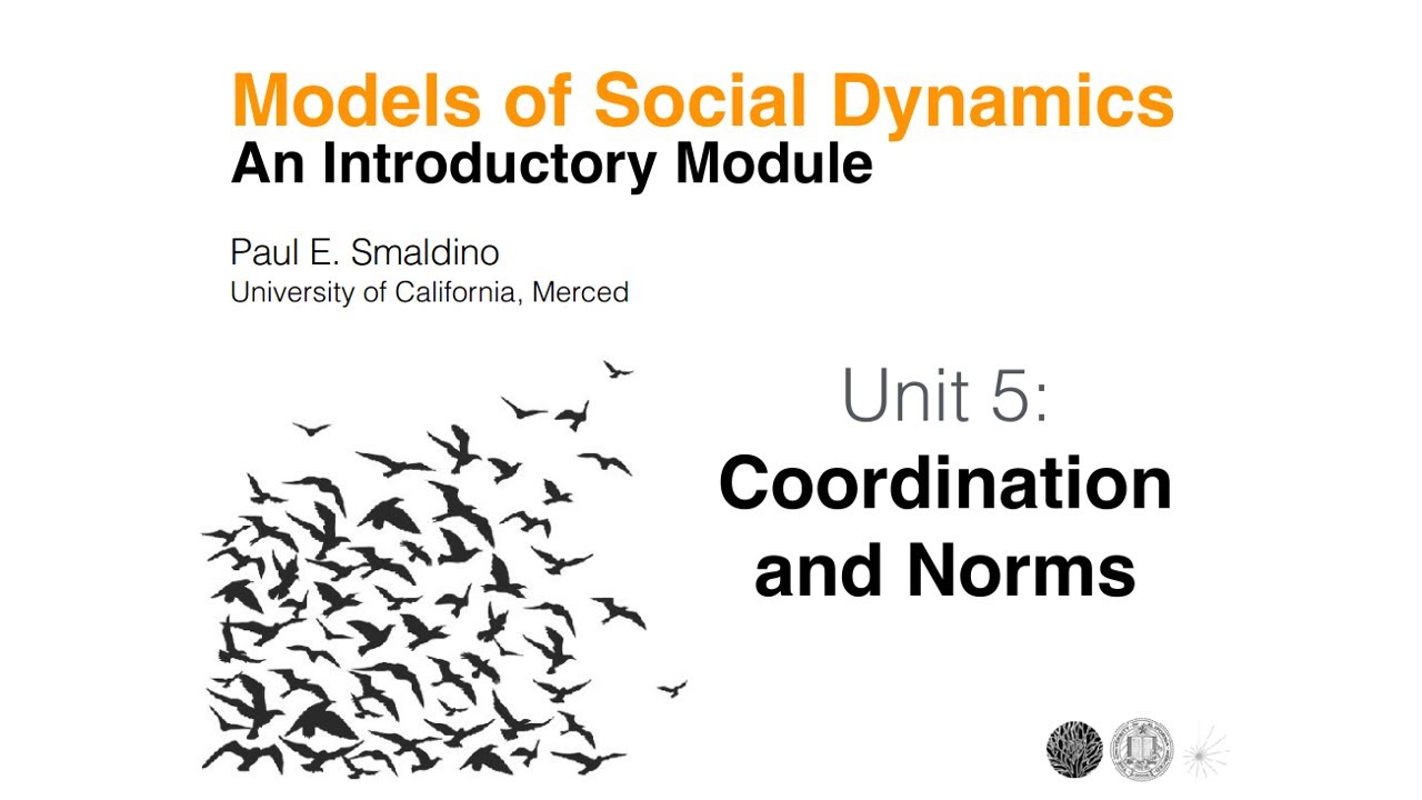 Models of Social Dynamics : Unit 5: Coordination and Norms