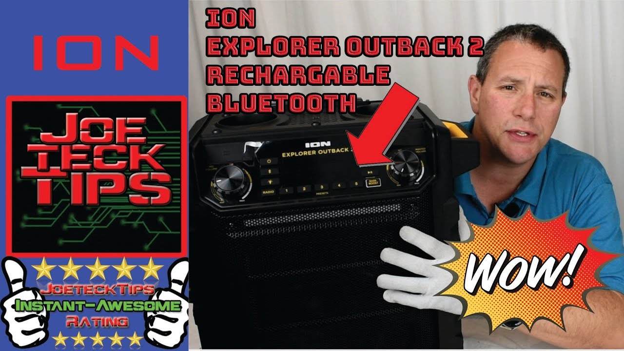 ION Outback 2 Rechargeable 100W IPX5 Bluetooth Speaker - Review | JoeteckTips