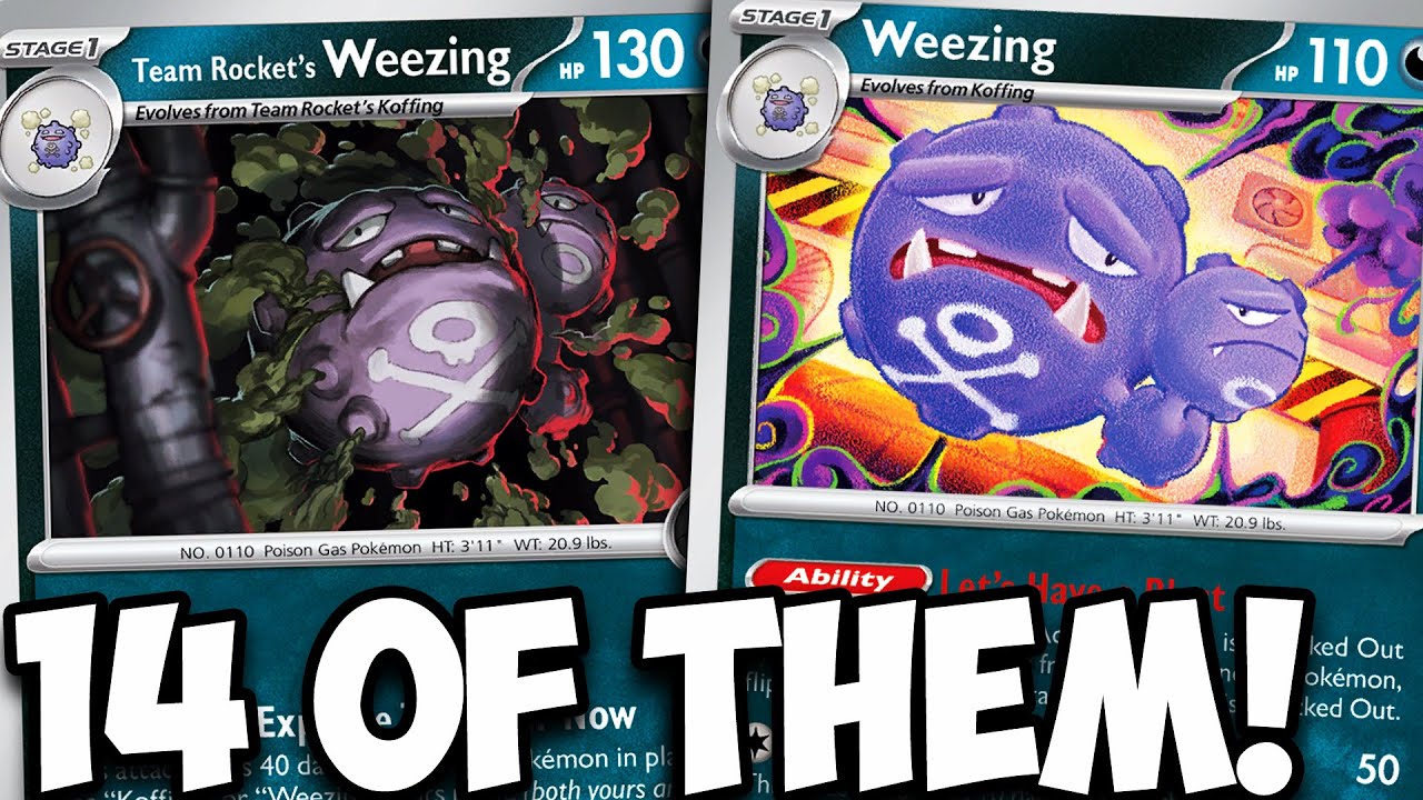 This Rocket's Weezing Deck Plays 14 Weezing & Koffing!