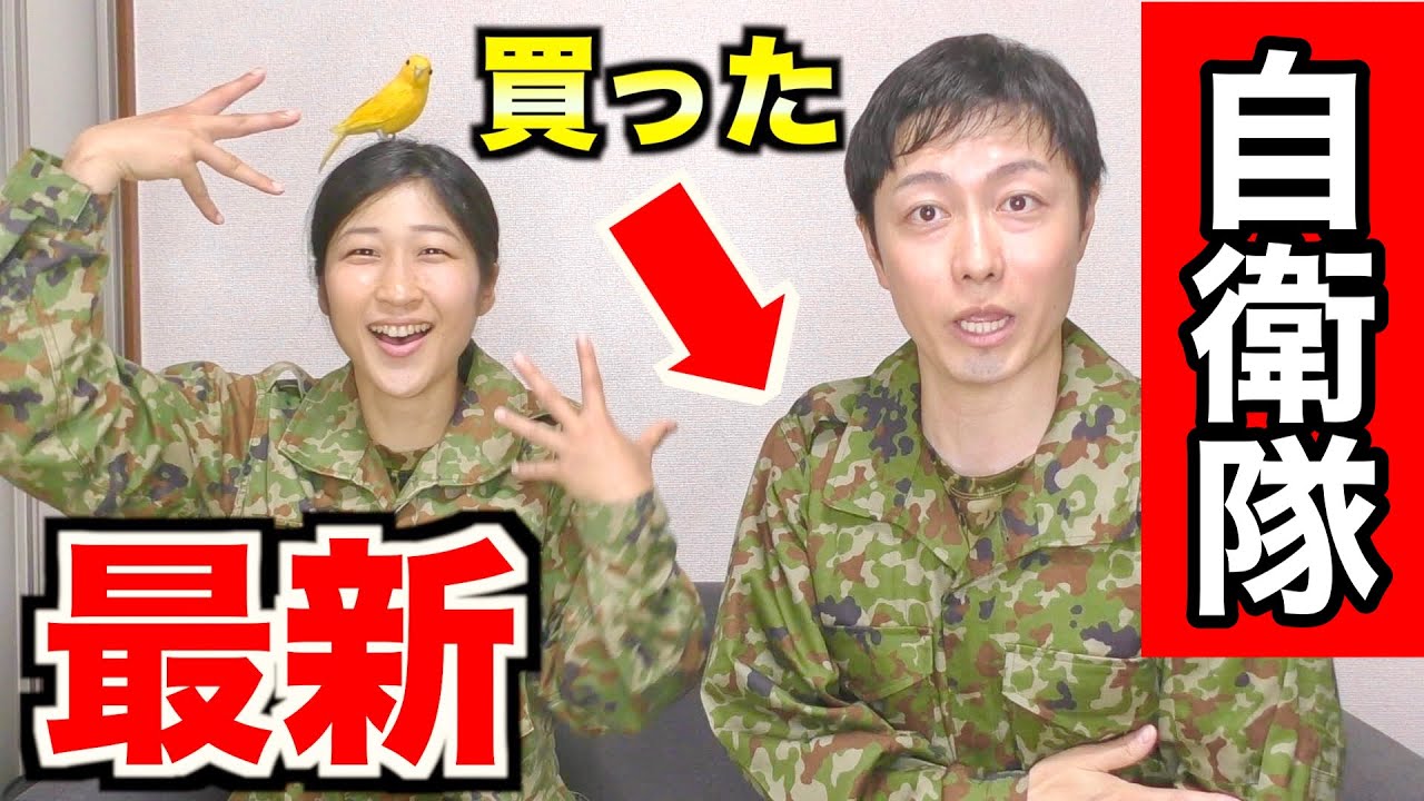 【最新】陸上自衛隊の迷彩服を買ってみた！【ちっぴぃちゃんズ登場】