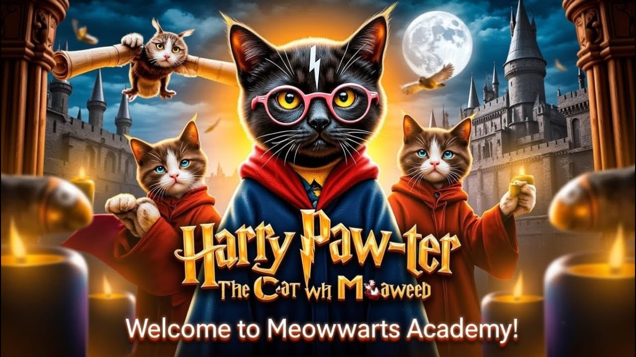 Harry Potter: The Cat Who Meowed! (Hogwarts But With Cats)