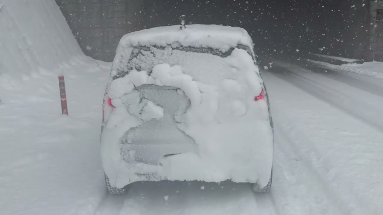 2026.2.8  ③ アルトと雪上ドライブ（往復⇔県24号線／道坂トンネル）BGM  浜田省吾
