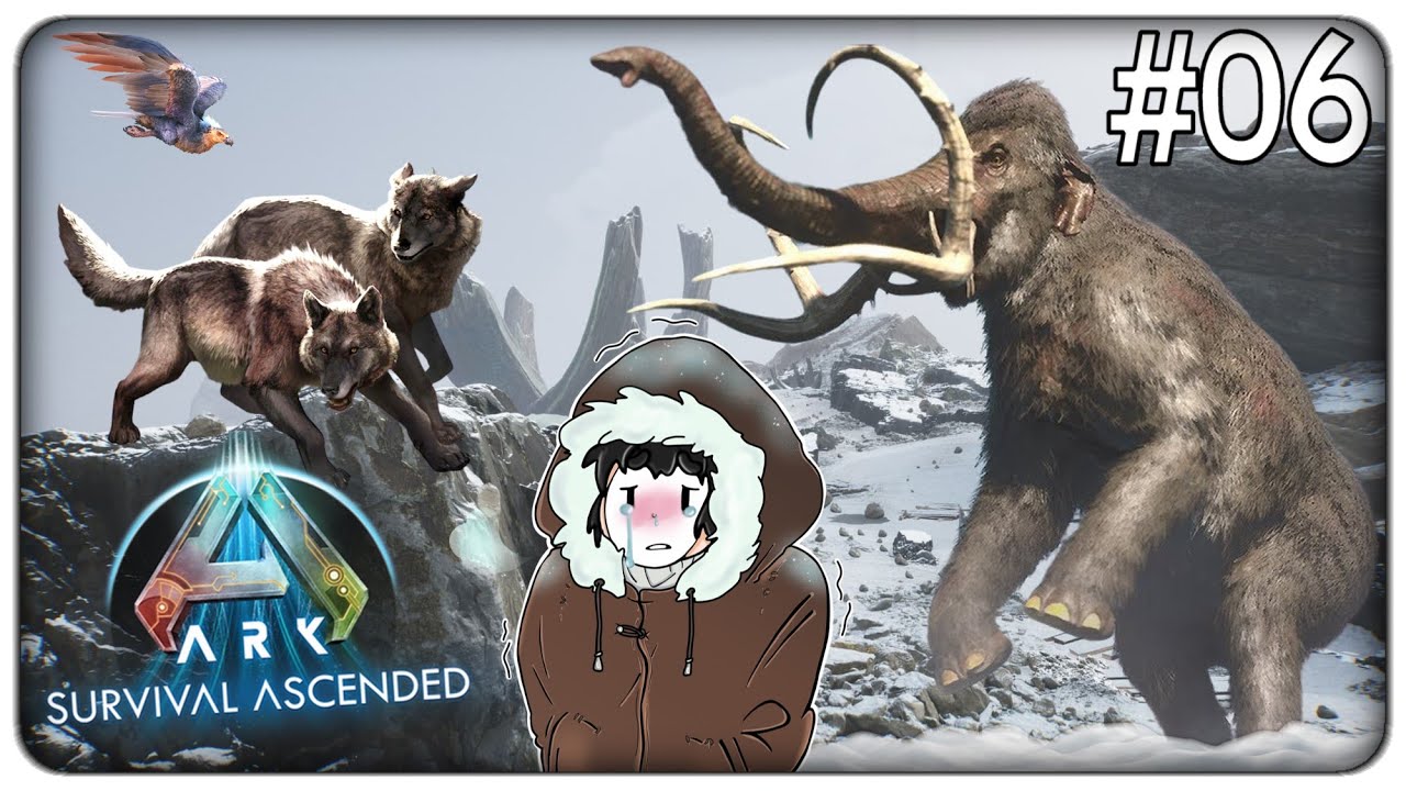 A CACCIA DI MAMMUTH E META-LUPI FRA LE GELIDE MONTAGNE | ARK Survival Ascended ep.06