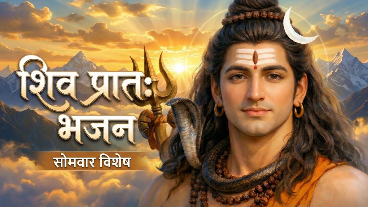 🕉️ शिव प्रातः भजन | ॐ नमः शिवाय | सोमवार विशेष शिव भजन