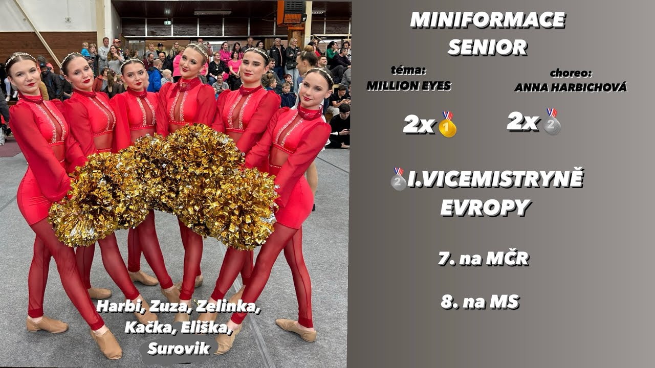 TC YESDANCE JESENÍK- miniformace senior pom 2024