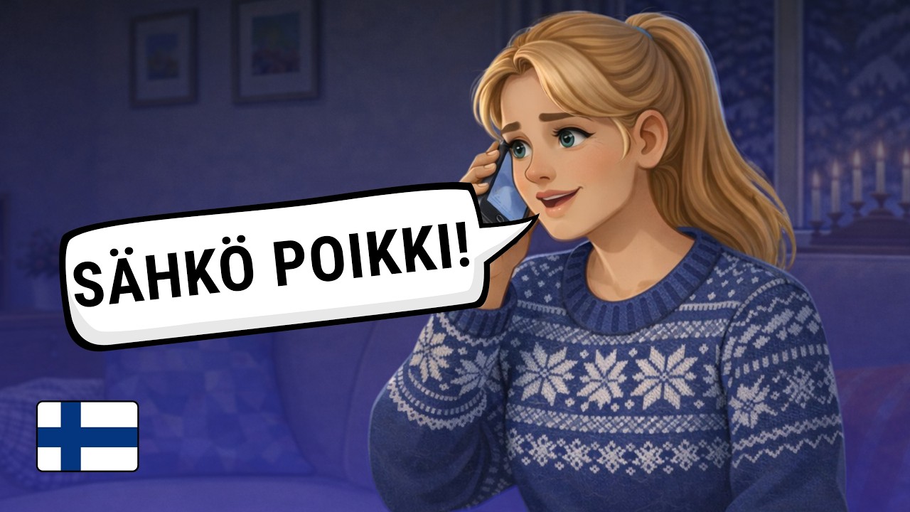 Finnish Phone Calls After Moving – Real Easy Conversations | Listen & Learn Finnish (Subtitles)