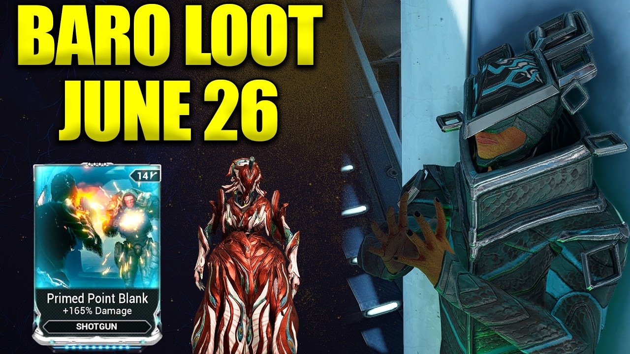 New Jade Immortal Skin! Baro Ki'Teer June 26 Warframe!