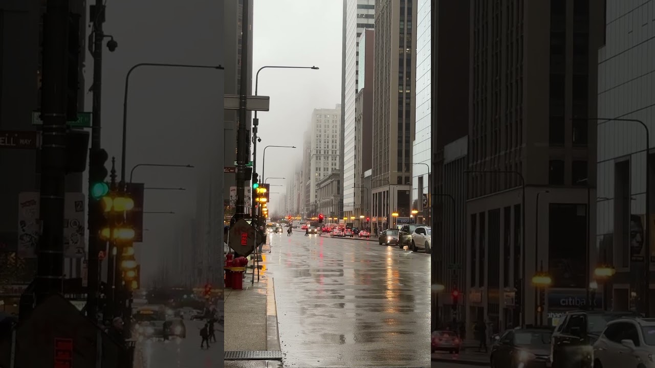 Raw Chicago Footage - Rainy Day - Gimme Thumbs Up
