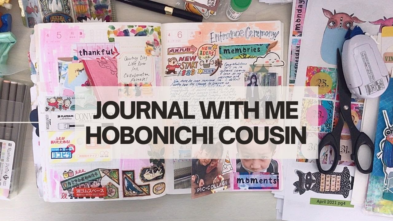 Creative Journal With Me Hobonichi Cousin Avec