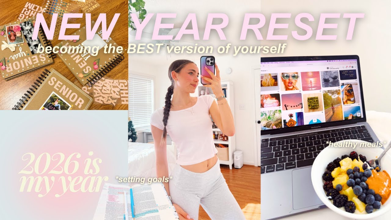 reset with me for the new year! *2026 prep* 🌟 goal-setting, cleaning, productivity, + more