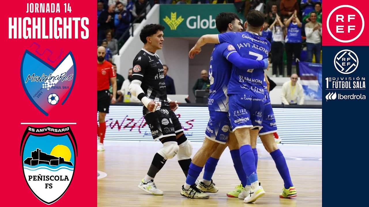 Resumen #PrimeraDivisiónFS |Quesos El Hidalgo Manzanares 6-3 Servigroup Peñíscola | Jornada 17