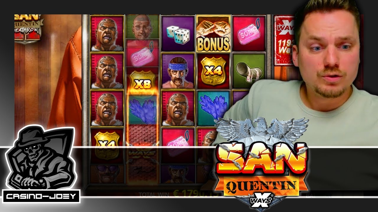 SAN QUENTIN BIG WIN TODAY 🤑 CASINOJOEY 🎰