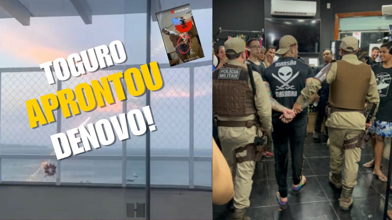 TOGURO E DETIDO EM SEU APARTAMENTO EM CAMBURIU!!!