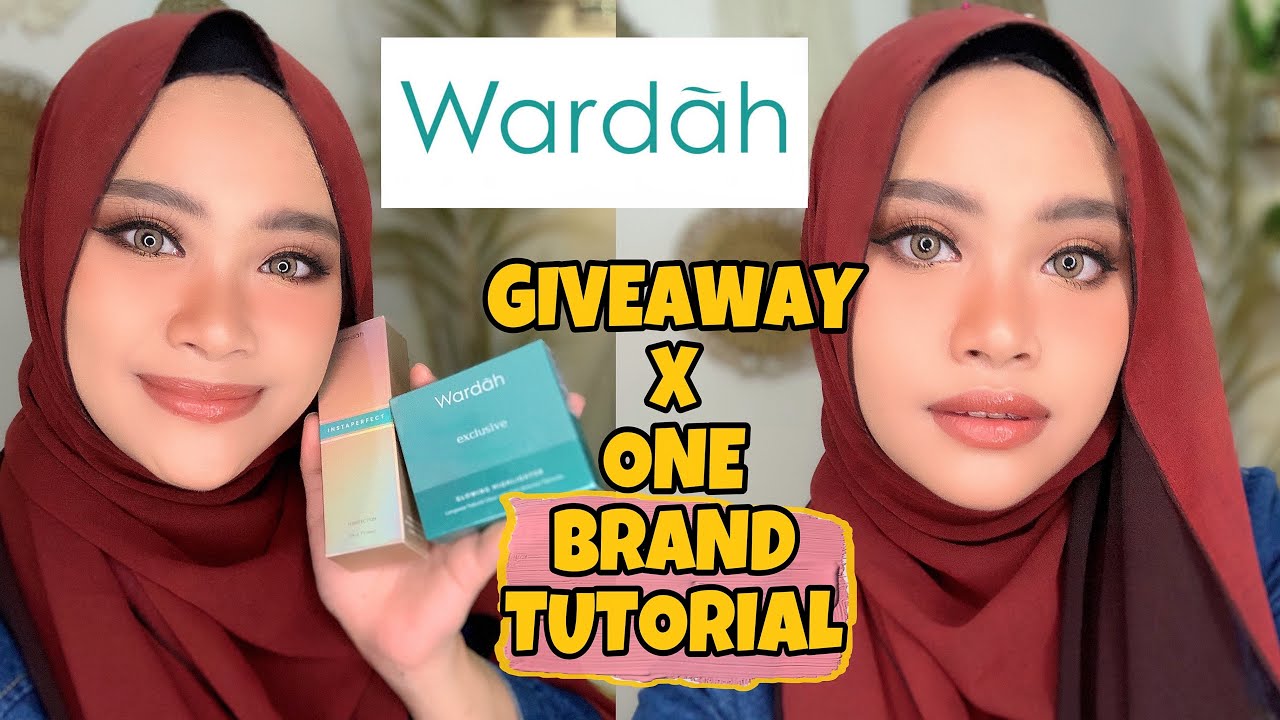 GIVEAWAY!!! WARDAH ONE BRAND MAKEUP TUTORIAL | ARE YOU INSPIRED? 💖