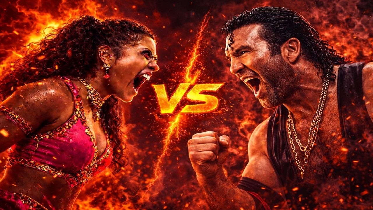 SWAGGER vs FIRE!! Lakshmi Sahaji vs Razor Ramon 😈🔥| WWE 2k22