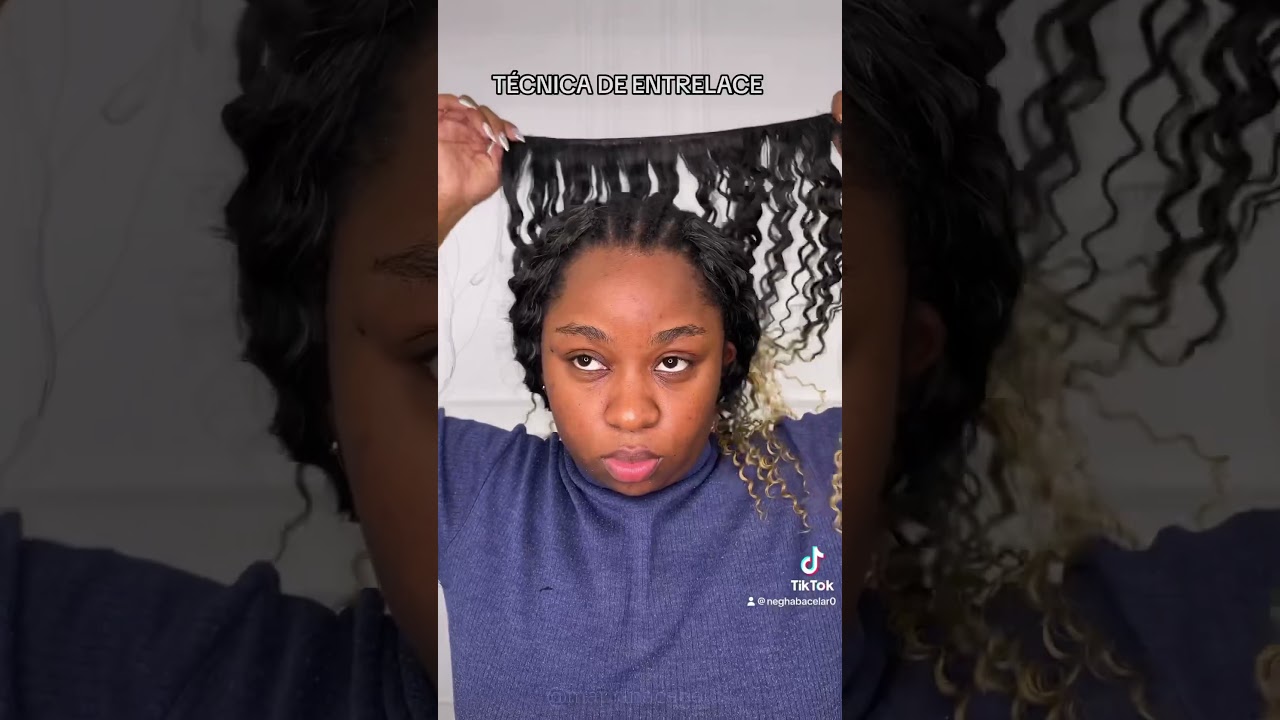 T&eacute;cnica de Entrelace #entrelace #crochetbraids #cabelo #curlyhair