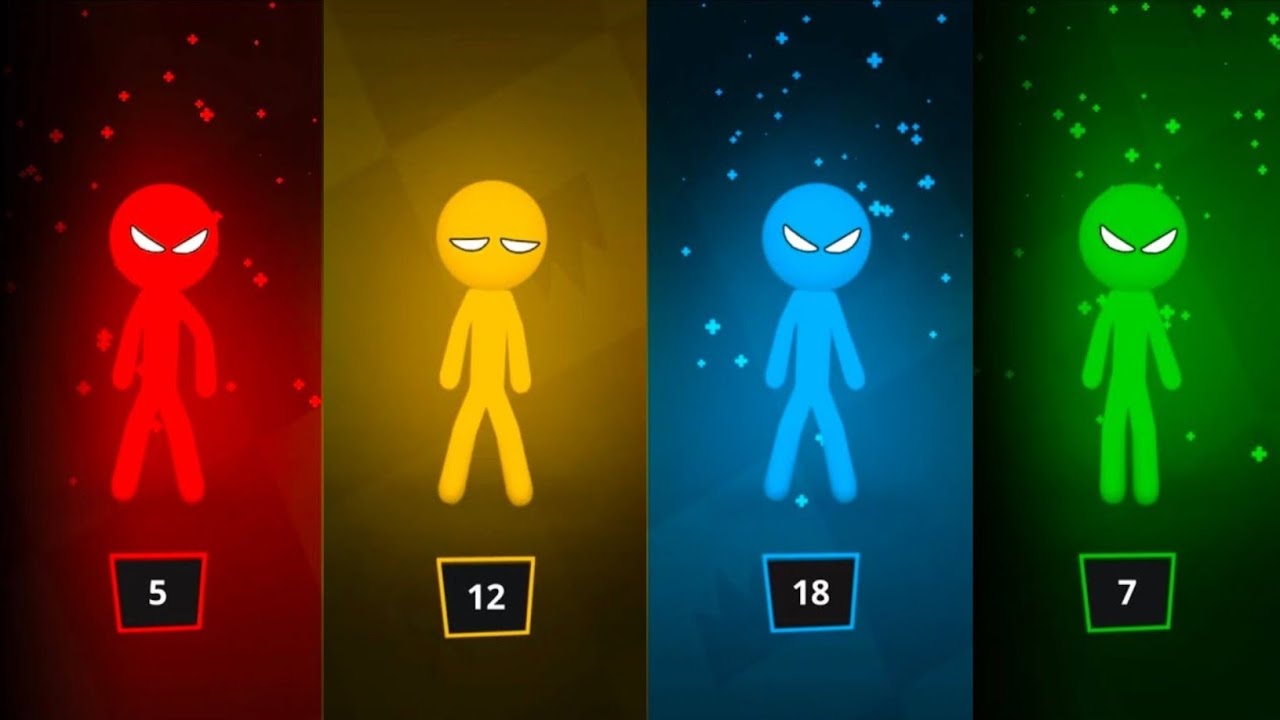 Турнирный режим Stickman Party, 1234 игрока, мини-игры, обновление, часть 40