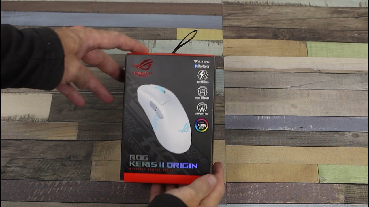 ASUS ROG Keris II Origin Wireless Gaming Mouse Unboxing