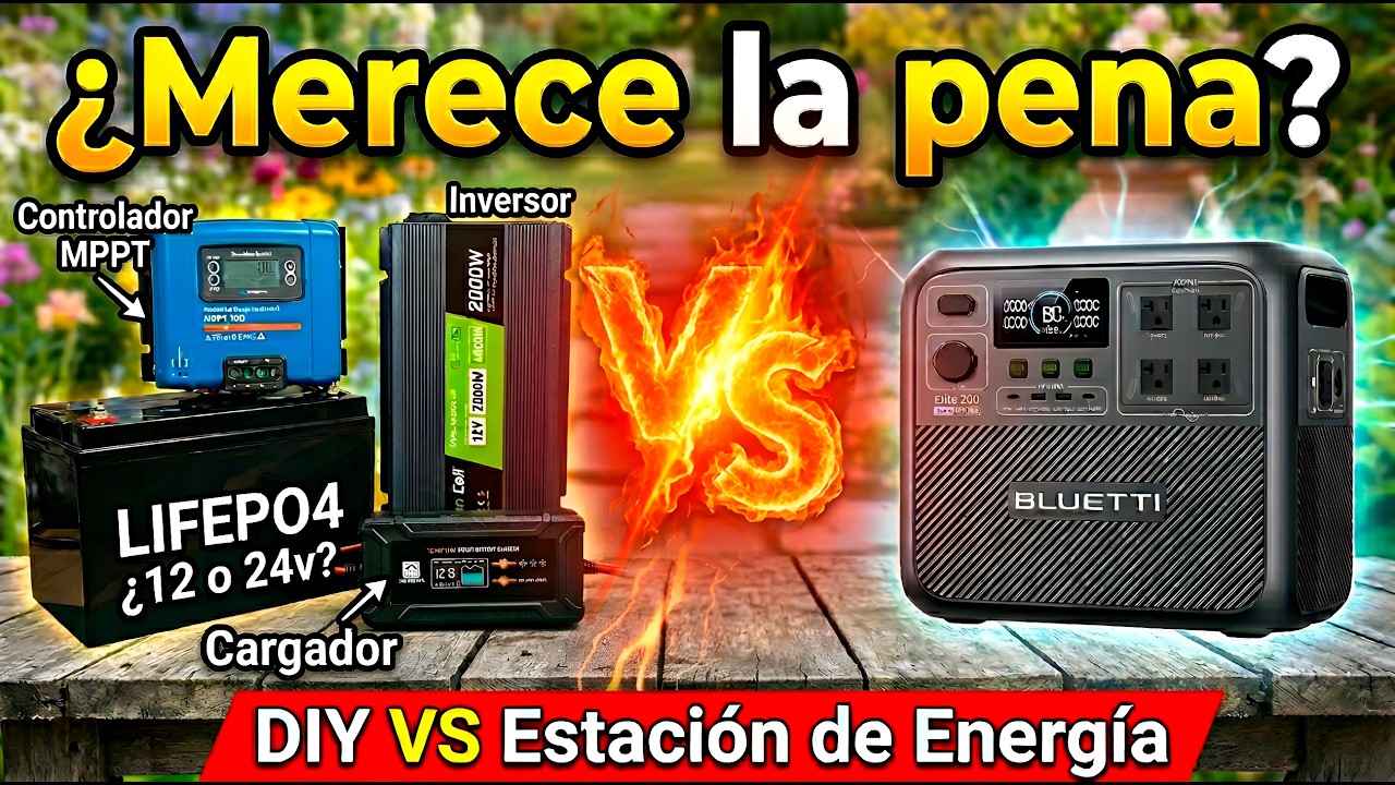 No compres una Estaci&oacute;n de Energ&iacute;a (Fossibot, Bluetti...) sin antes ver esto: DIY vs Power Station
