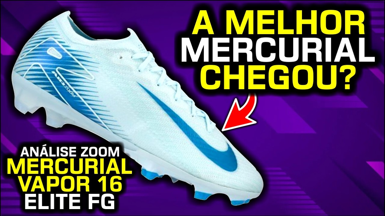 Por isso o CR7 voltou a USAR 😱 - Análise chuteira campo Nike Zoom Mercurial Vapor 16 Elite FG