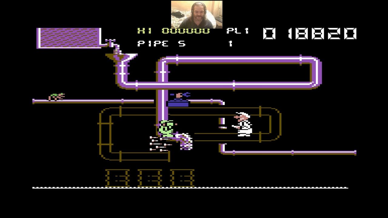 Lukozer Retro Game Review 599 - Super Pipeline 2 - Commodore 64