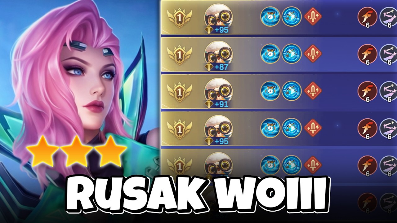HERO 4 GOLD PALING RUSAK!! NGE PUR AJA MASIH NGEBANTAI WOI!! VALENTINA KOF MAGIC CHESS GO GO