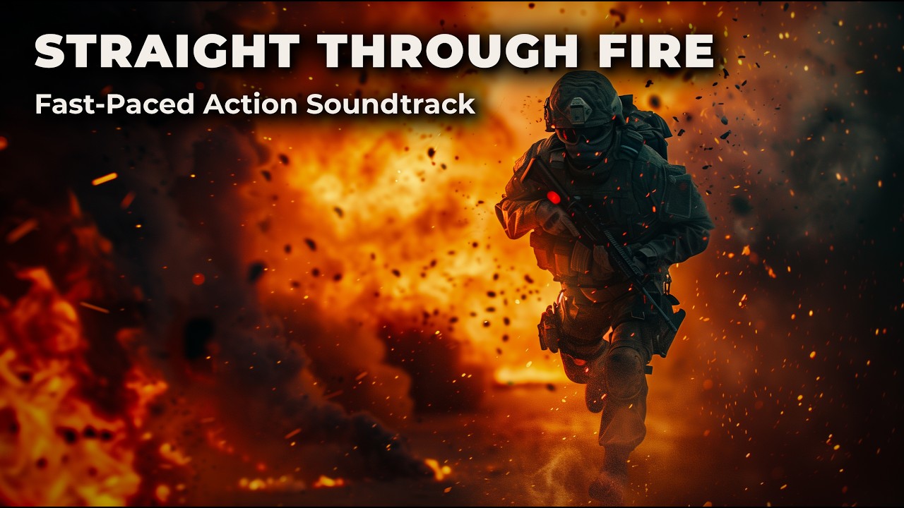 Cinematic Action Music for Combat & High-Stakes Videos | No Copyright — Straight Through Fire