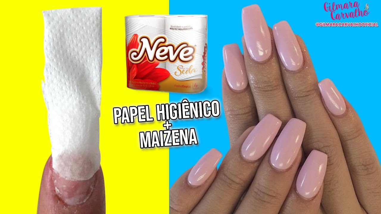 ALONGAMENTOS DE UNHAS EM CASA #2 - Gilmara Carvalho