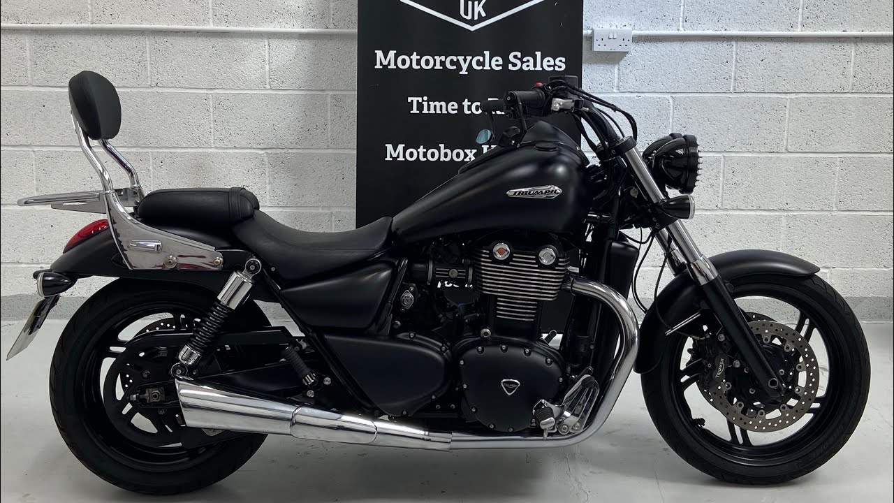 Triumph Thunderbird Storm ABS 1700, 2014, Matt Black, walk around and start up