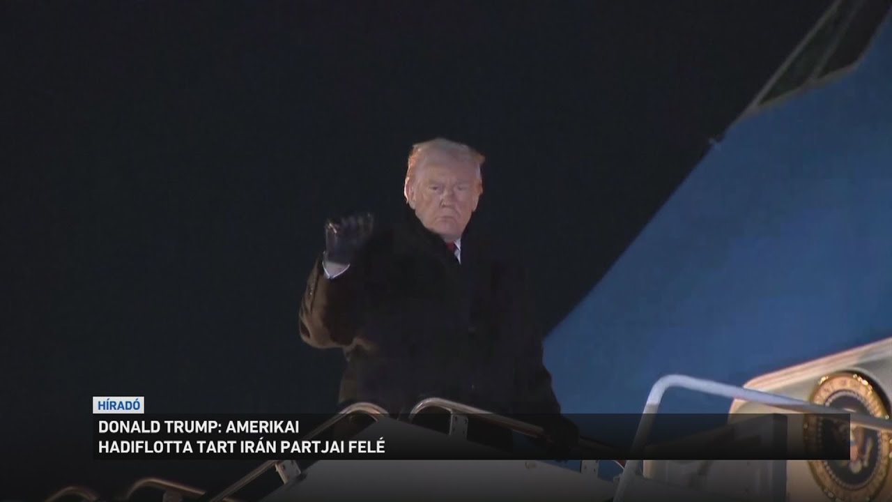 Amerikai hadiflotta tart Irán partjai felé